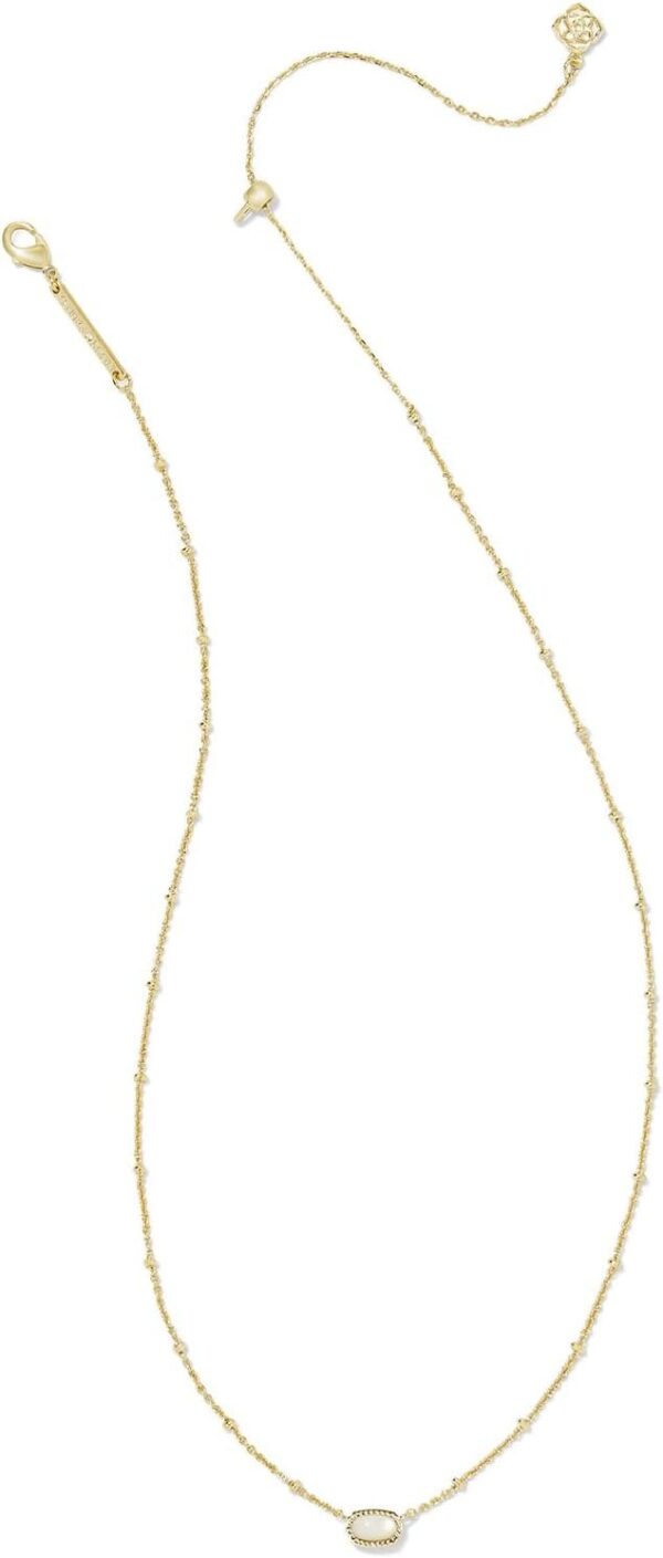 Mini Elisa 14k Gold-Plated Satellite Short Pendant Necklace, Fashion Jewelry for Women