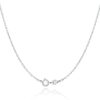 Jewlpire 925 Sterling Silver Chain Necklace Chain for Women 1.1mm Cable Chains Necklace Upgraded Spring-Ring Clasp - Thin & Sturdy Women's Chains Necklaces 14 16 18 20 22 24 Inch