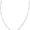 Mini Elisa 14k Gold-Plated Satellite Short Pendant Necklace, Fashion Jewelry for Women