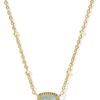 Mini Elisa 14k Gold-Plated Satellite Short Pendant Necklace, Fashion Jewelry for Women