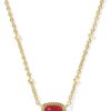 Mini Elisa 14k Gold-Plated Satellite Short Pendant Necklace, Fashion Jewelry for Women