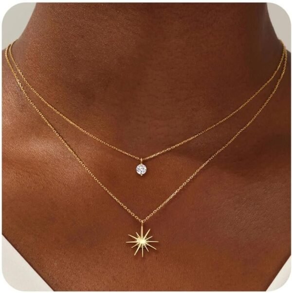 61-tyqAFKKL._AC_SL1500.jpg Christmas Stocking Stuffers Cross Necklace for Women Girls, Dainty Cute 14K Gold Silver Plated Cross Pendant Jewelry Non Tarnish Waterproof Simple Small Necklace Christian Baptism Religious Faith Gifts