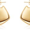 Trendy Gold Plated Knot Earrings for Women Chunky Statement Drop Dangle Earrings Lightweight Hypoallergenic Fashion Accessories Gold Jewelry Gifts for Womens