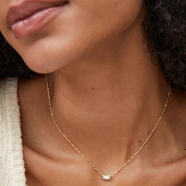 Mini Elisa 14k Gold-Plated Satellite Short Pendant Necklace, Fashion Jewelry for Women