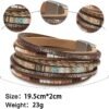 61TW37TsfXL._AC_SL1000.jpg Leather Wrap Bracelets for Women, Boho Leopard Multi-Layer Crystal Beads Cuff Bracelet Jewelry