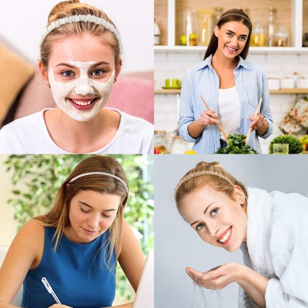 7 Pack Headbands for Women Girls Headbands Trendy Non Slip Hairbands Fashion Hair Accessories Multi-style Headband Pack Diademas Para Mujer (Neutral)