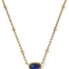 Mini Elisa 14k Gold-Plated Satellite Short Pendant Necklace, Fashion Jewelry for Women