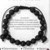 Healing Crystal Bracelet for Women 8mm Natural Stone Crystal Beaded Bracelets Adjustable Handmade Gemstone Bracelet Healing Jewelry Mother's Day Gifts for Women