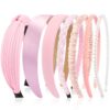 7 Pack Headbands for Women Girls Headbands Trendy Non Slip Hairbands Fashion Hair Accessories Multi-style Headband Pack Diademas Para Mujer (Neutral)