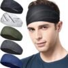 71-IlCTGsL._AC_SL1500.jpg Mens Running Headband,5Pack,Mens Sweatband Sports Headband for Running,Cycling,Basketball,Yoga,Fitness Workout Stretchy Unisex Hairband