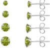 71A5lL_2XbL._AC_SL1500.jpg 6 Pairs Stud Earrings Set, Hypoallergenic Cubic Zirconia 316L Earrings Stainless Steel CZ Earrings 3-8mm (Steel color)