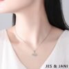 Infinity Heart Necklace for Women, Love Heart Pendant with Cubic Zirconia and Infinity Necklace, 925 Sterling Silver Heart Necklace for Girlfriend