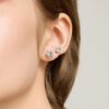 71T_t_-NiAL._AC_SL1500.jpg 6 Pairs Stud Earrings Set, Hypoallergenic Cubic Zirconia 316L Earrings Stainless Steel CZ Earrings 3-8mm (Steel color)