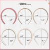 Headbands for Women Girls, 7pc Set - Non Slip Floral Padded Headbands Cute Pearl Headband for Girls Vintage Wide Headband