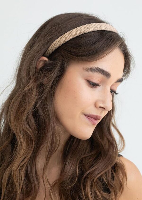 71cImDCN5rL._SL1500.jpg Headbands for Women Thin Knitted Hairbands Fashion Non Slip Headband for Women's Hair Cute Solid Colors Hair Accessories 4 PCS
