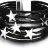 71eZOD7wtvL._AC_SL1500.jpg Leather Wrap Bracelets for Women, Boho Leopard Multi-Layer Crystal Beads Cuff Bracelet Jewelry