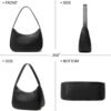 5109R3YHrKL._AC_SL1205.jpg Shoulder Bags for Women, Cute Hobo Tote Handbag Mini Clutch Purse with Zipper Closure