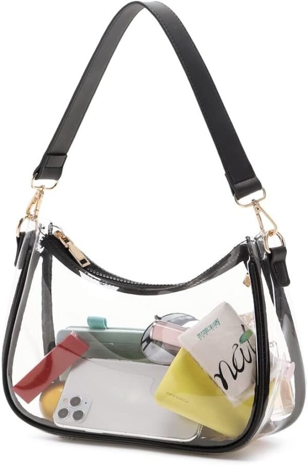 51hZxag8ayL._AC_SL1000.jpg Shoulder Bags for Women, Cute Hobo Tote Handbag Mini Clutch Purse with Zipper Closure