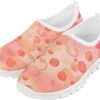 Fashionable Slip On White Shoes Girls Flexible Breathable Safe Walking Barefoot Casual Indoor Daily Sneakers for Kids