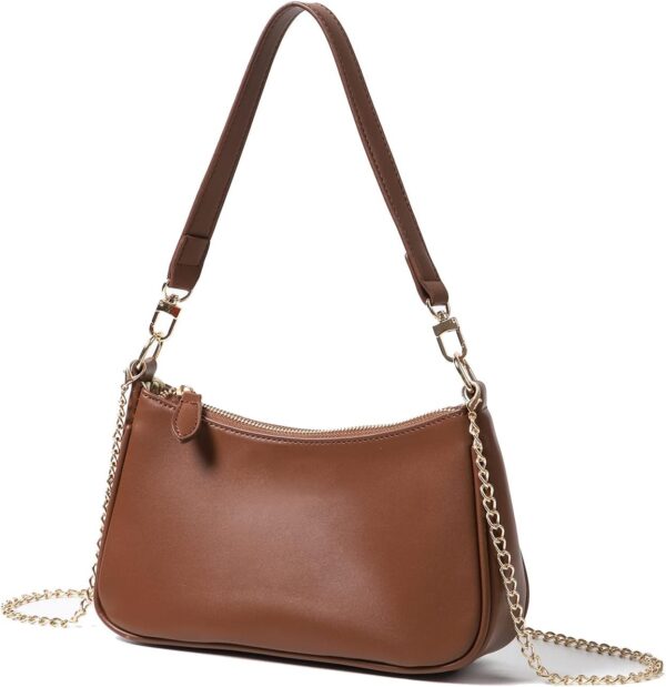Clutch Tote Handbags with 2 Removable Straps and Zipper Closure Crossbody Bags Shoulder Purse Handbag for Women