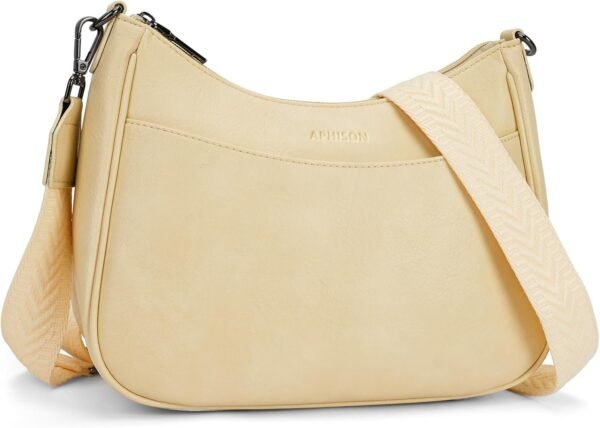 61ira2LlDqL._AC_SL1500.jpg Trendy Leather Crossbody Purse with Adjustable Strap, Women's Shoulder Handbag