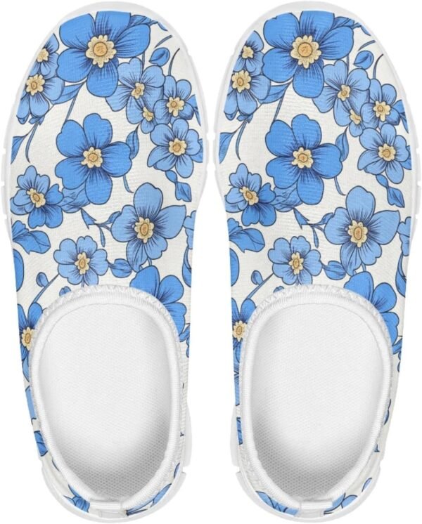 Fashionable Slip On White Shoes Girls Flexible Breathable Safe Walking Barefoot Casual Indoor Daily Sneakers for Kids