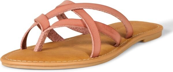 Women's Strappy Slide Flat Sandal