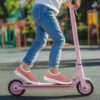 Fashionable Slip On White Shoes Girls Flexible Breathable Safe Walking Barefoot Casual Indoor Daily Sneakers for Kids