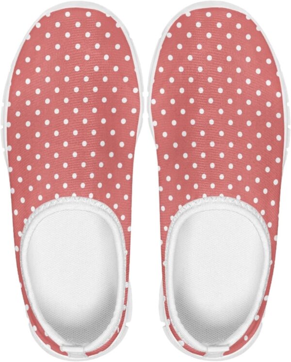 Fashionable Slip On White Shoes Girls Flexible Breathable Safe Walking Barefoot Casual Indoor Daily Sneakers for Kids
