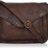 815WDNexgML._AC_SL1500.jpg Leather Flapover Crossbody Handbag Purse for Women with Adjustable Strap & Overflap Snap Closure Tote/Bag