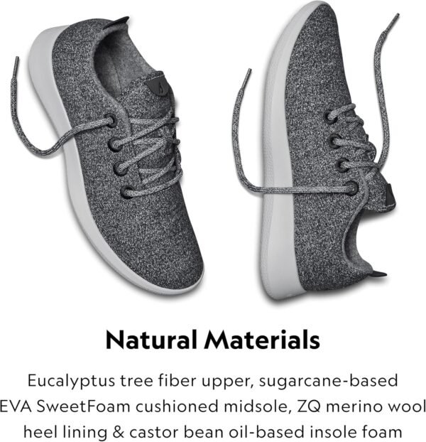 Men’s Wool Runner, Everyday Sneakers, Machine Washable Shoe Made with Natural Materials