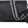 81w9Dbpt06L._AC_SL1500.jpg Leather Flapover Crossbody Handbag Purse for Women with Adjustable Strap & Overflap Snap Closure Tote/Bag