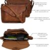 81y-dUe5v9L._AC_SL1500.jpg Leather Flapover Crossbody Handbag Purse for Women with Adjustable Strap & Overflap Snap Closure Tote/Bag