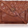 91NLkGfqECL._AC_SL1500.jpg Leather Flapover Crossbody Handbag Purse for Women with Adjustable Strap & Overflap Snap Closure Tote/Bag
