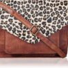 91d4TOhx-lL._AC_SL1500.jpg Leather Flapover Crossbody Handbag Purse for Women with Adjustable Strap & Overflap Snap Closure Tote/Bag